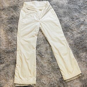 Women's White Snow Pants
